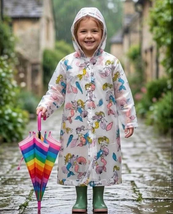 Плащ дождевик детский.