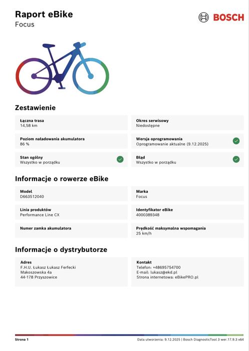 Raty 0%, 12 m-cy gw. Focus ( L ) JAM2 8.7, KARBON, 15km, 29" [441]
