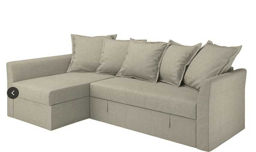 Sofá cama com arrumação Holmsund Ikea + capa NOVA 250€