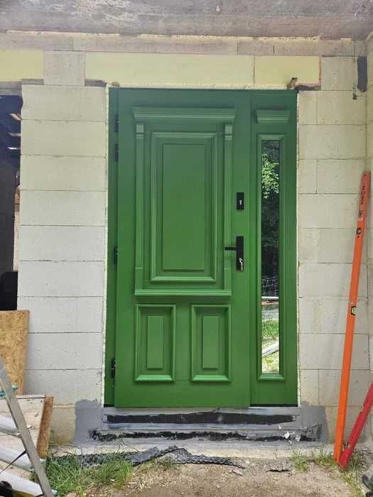 Drzwi zewnętrzne dębowe Producent!Pomiar!Montaż!Dotacja!Dostawa gratis