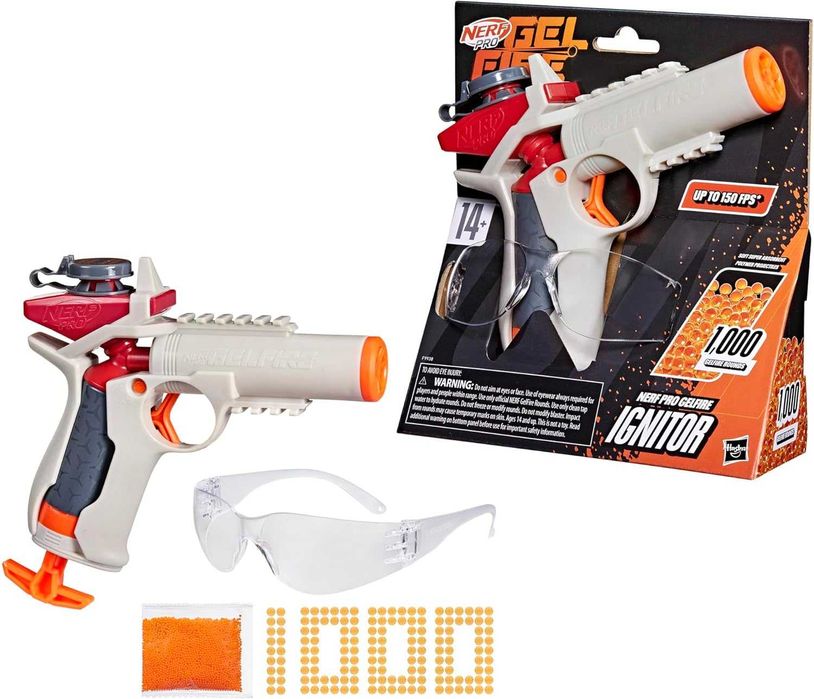 Nerf Pro Gelfire Ignitor Blaster. Бластер нерф з 1000 гельових кульок