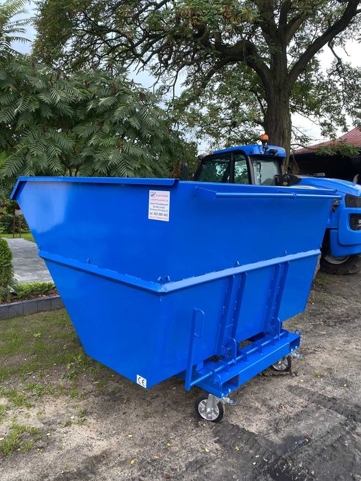 Kontener samowyładowczy 3 m3, pojemnik, mulda, koleba na odpady.