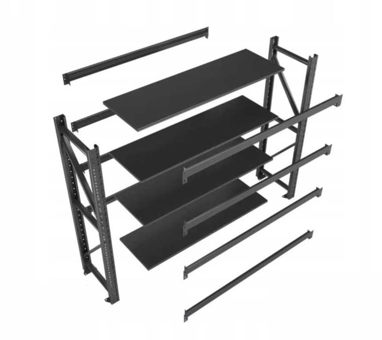 Profesjonalne Regały Magazynowe 2000x600x200mm 4 Półki