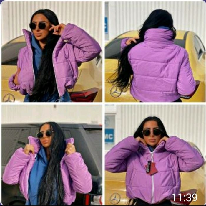 Зимова курточка укорочена зефірка