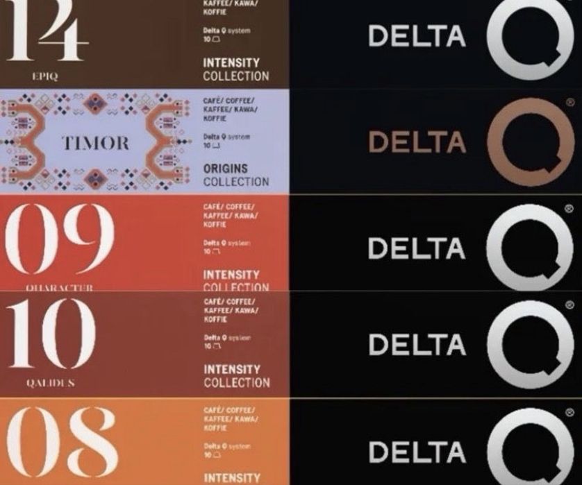 Капсули для капсульної кавоварки Delta Q та Delta Q mini