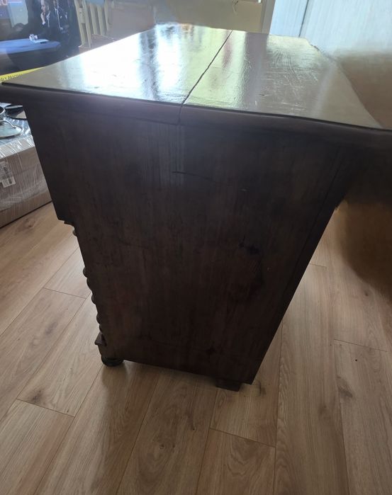 Komoda eklektyczna drewno  antyk Biedermeier
