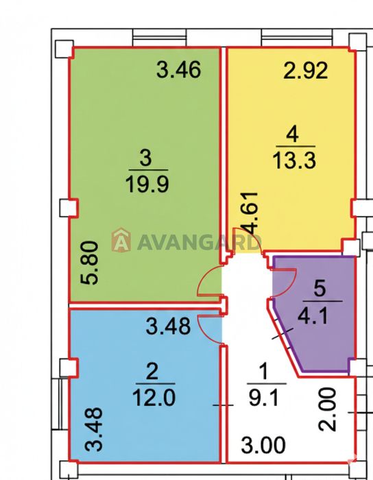Держ.програми! Квартира 2 кімн. ЖК Лондон Парк, м.Іподром