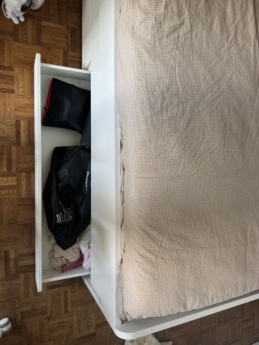 Cama IKEA SLAKT - c/cama adicional (com 2 colchões)
