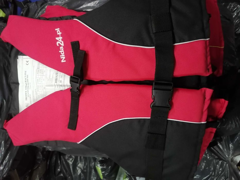 Kamizelka asekuracyjna XXL czarno pomaranczowa