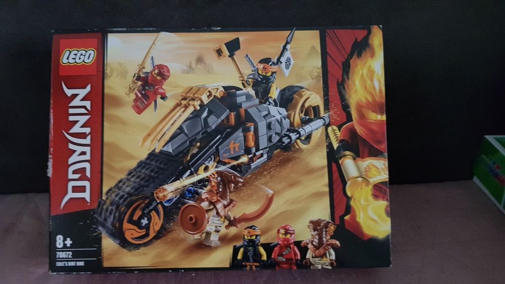 lego ninjago motocykl cole'a 70672