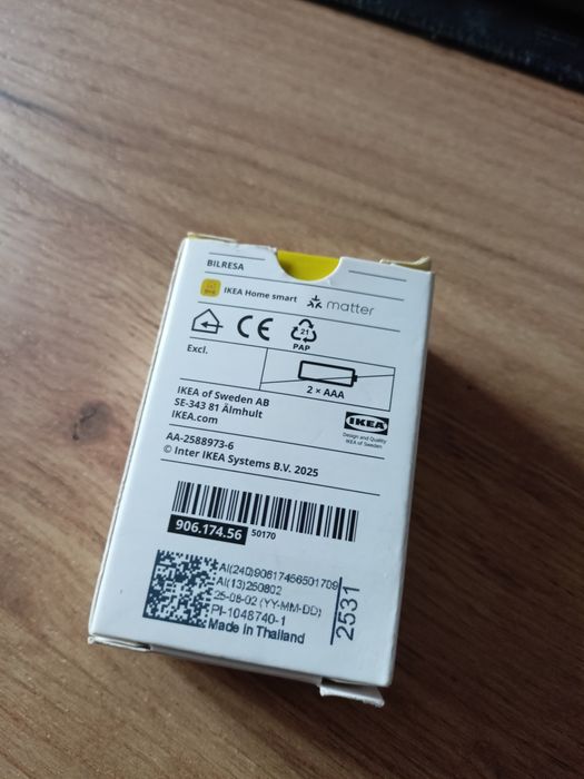 Pilot zdalnego sterowania ikea bilresa