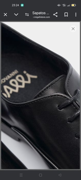 Sapatos clássicos pele. Giovanni Galli. NOVOS