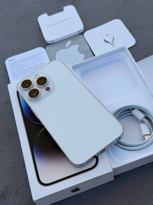 iPhone 14 pro silver 128gb/новий стан/новий акум100%/на подарунок