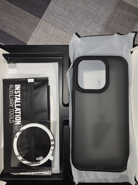 Conjunto capa iphone 15 pro