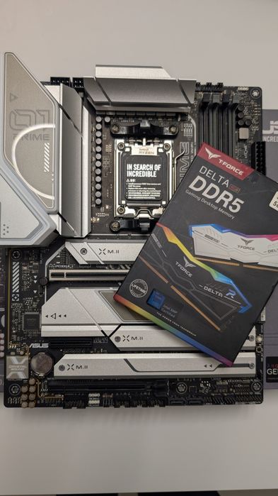 RAM DDR5 32GB (2x16gb) 5600mhz T-Force RGB + Asus Prime X670E-Pro Wifi