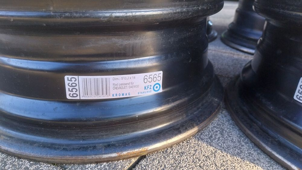 Felgi stalowe Opel: Astra, Corsa; Daewoo: Lanos 4x100 r14