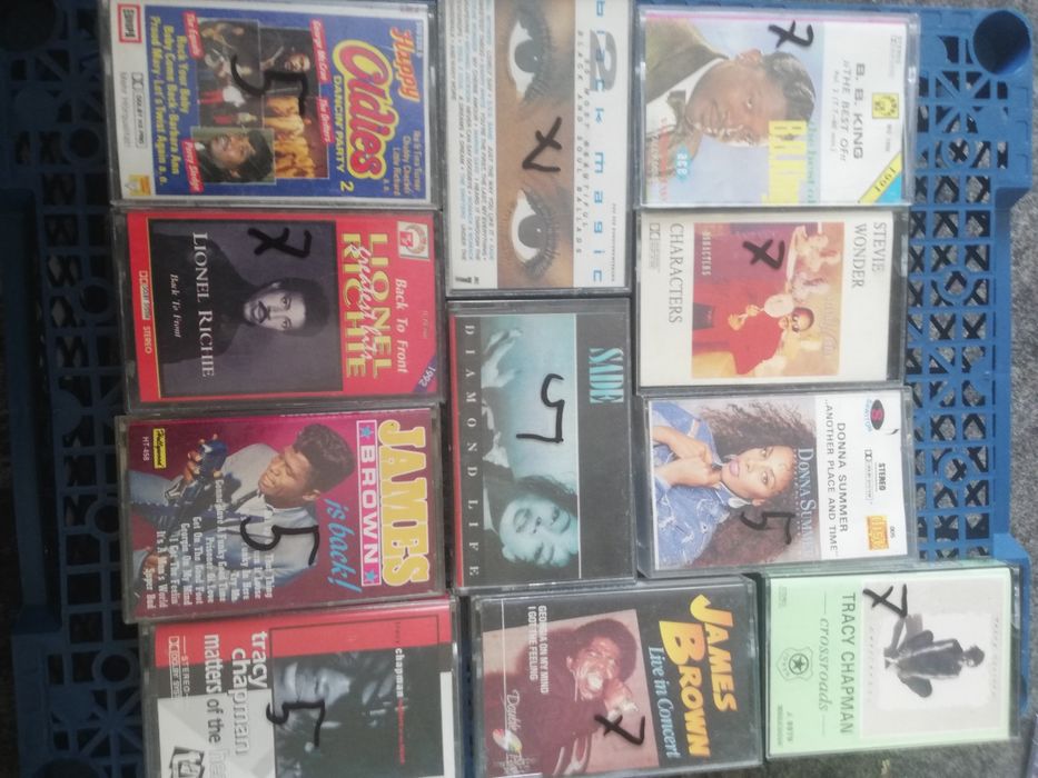 Kasety magnetofonowe muzyka czarnoskórzy