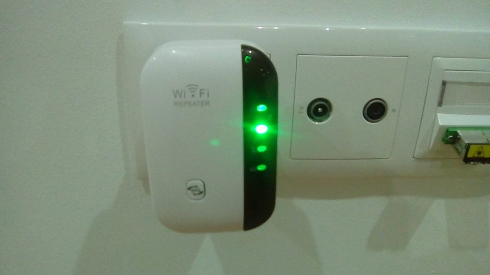 Repetidor wifi nunca usado