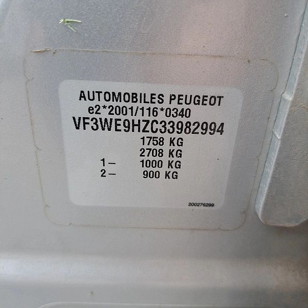 PEUGEOT 207 SW KOMBI 1.6 hdi 110 km 9hz EZRC NA CZESCI