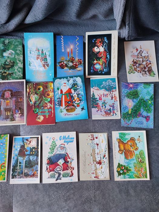 Открытки СССР с новым годом