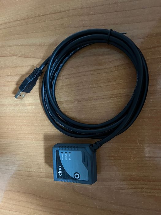 Сканер штрих-кодов Cino FM480-11F USB (1D) Black!!!