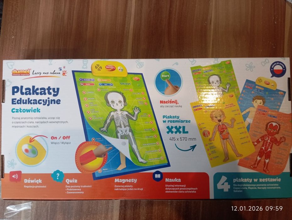 Gra, Plakaty edukacyjne , człowiek. Discovery