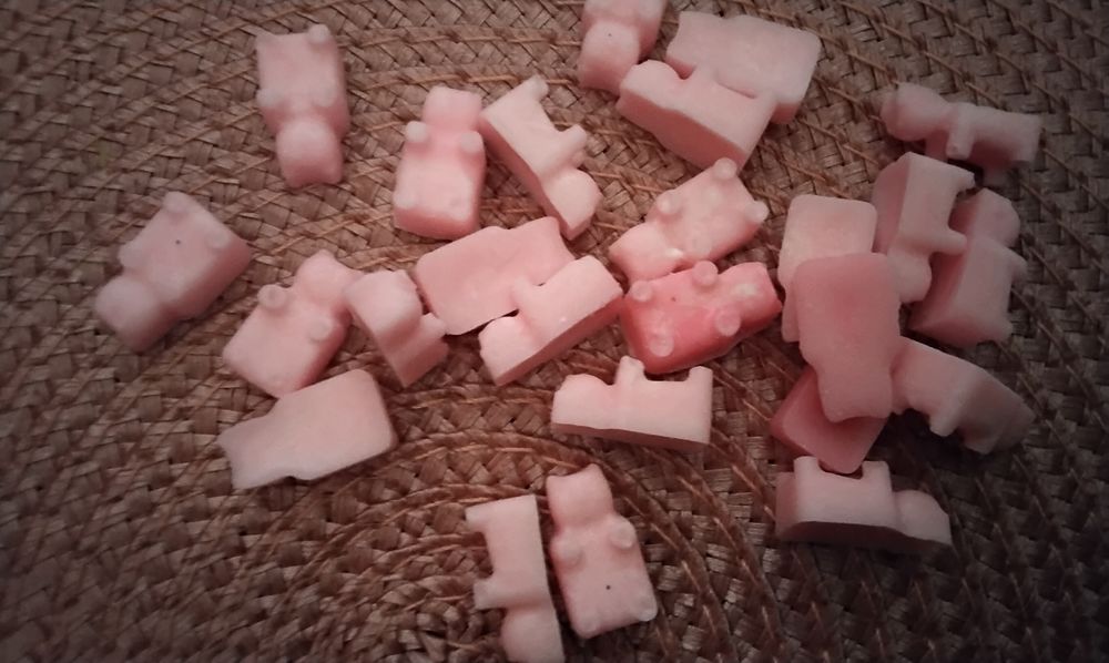 Woski misie do kominka