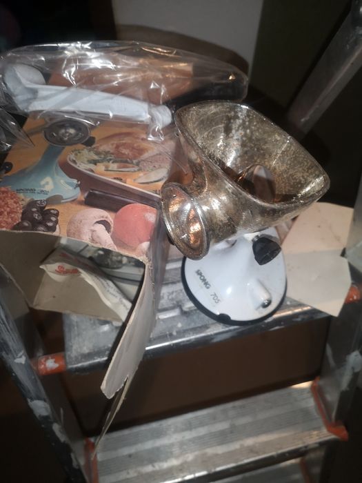 Triturador de carne vintage