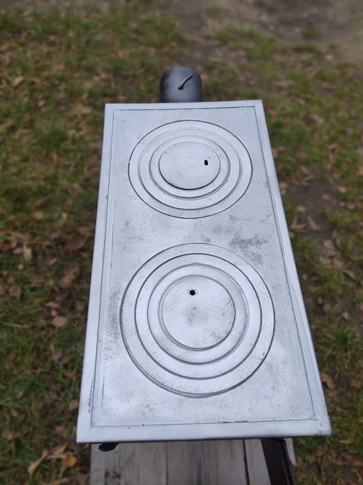 Piec na Dwie Fajerki 70kg 4mm Koza  Kominek