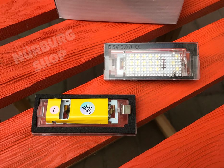 LED подсветка номерного знака BMW Е39 Е46 Е53 Е60 Е70 Е87 Е90 Ф30 Ф10