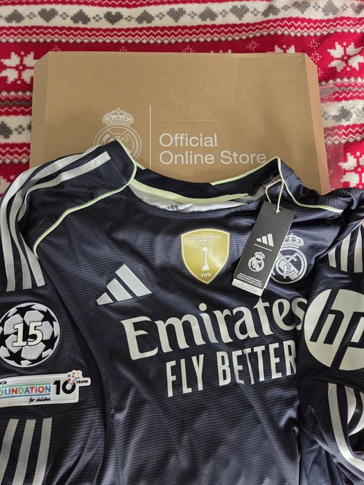 NOWA Koszulka Real Madryt 25/26 Wyjazdowa | Długi Rękaw | Oryginał | P