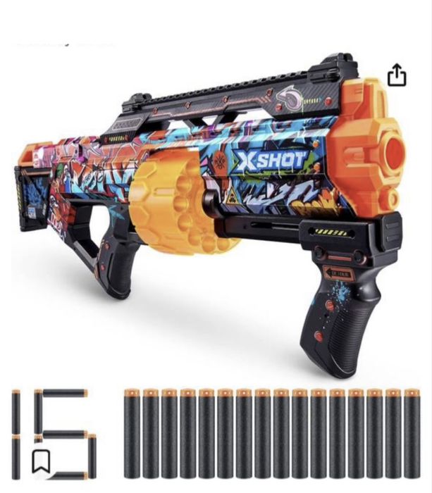 Скорострельный бластер X-Shot Skins Last Stand Game Over!