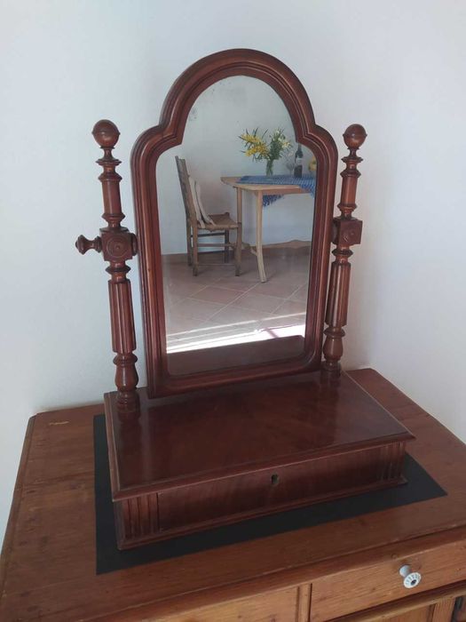 espelho antigo para joias