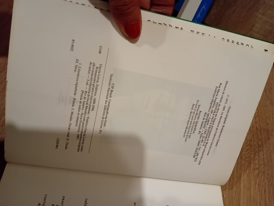 LORCA romanceiro Gitano e outros Poemas