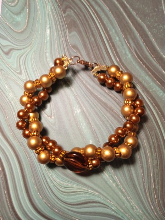 Bransoletka cynamonowa elegancja
