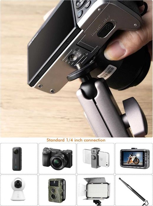 Lammcou Uchwyt motocykl rower na kamere GoPro Hero Insta-360 X3 Go 3