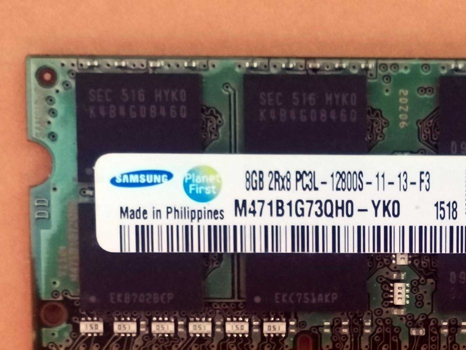 DDR3 8GB Samsung 12800 L
