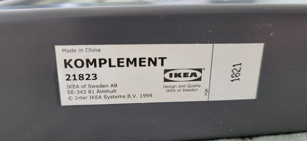 Wieszak Ikea Komplement