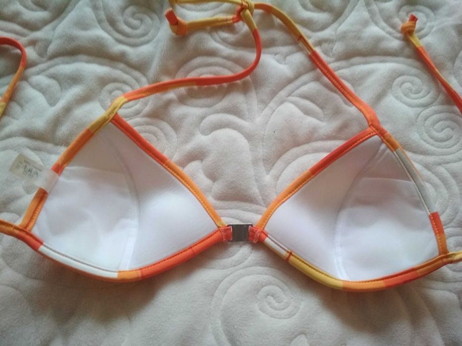 Strój kąpielowy dwuczęściowy r.36 Novella żółty pomarańcz