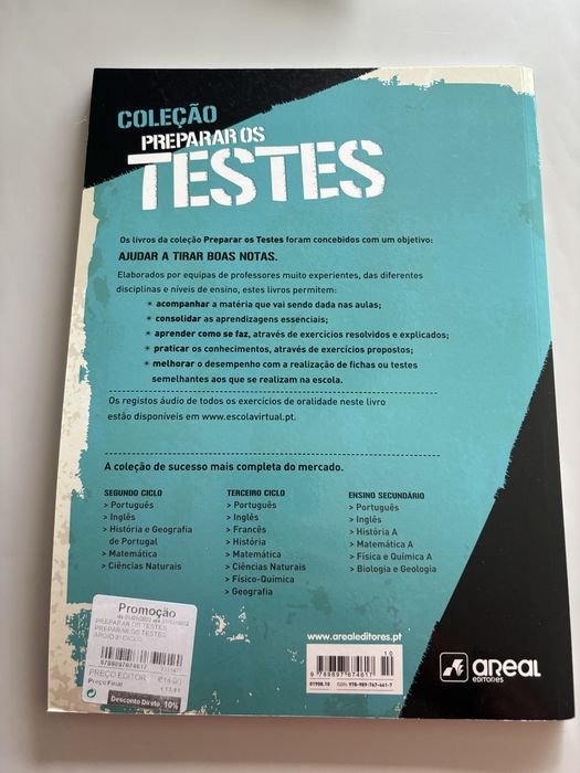 Livros preparar os testes 8 ano