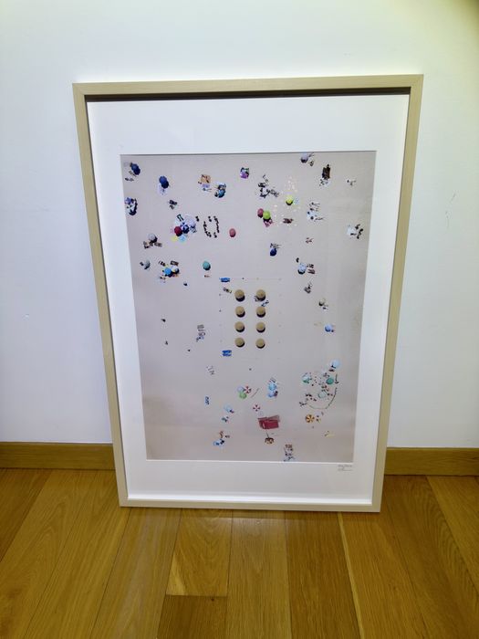 Fotos tiradas com drone em moldura