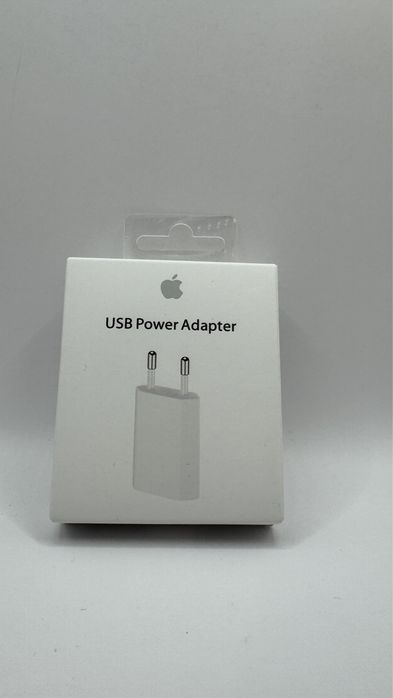 Oryg. Ladowarka Adapter 5W Iphone + Oryg. Kabel Ligthning-USB A 1 M