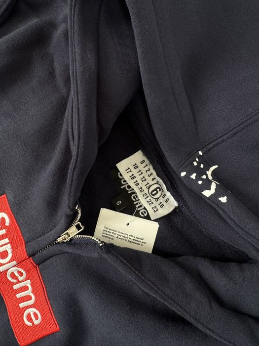 ‼️3 Кольори ‼️ Зіп Худі Supreme x Maison Margiela MM6 / Мейсон Марджела / Зіпка / Супрім /Худак / MM6