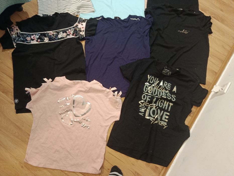 Duża paka koszulek damskich M/L lato