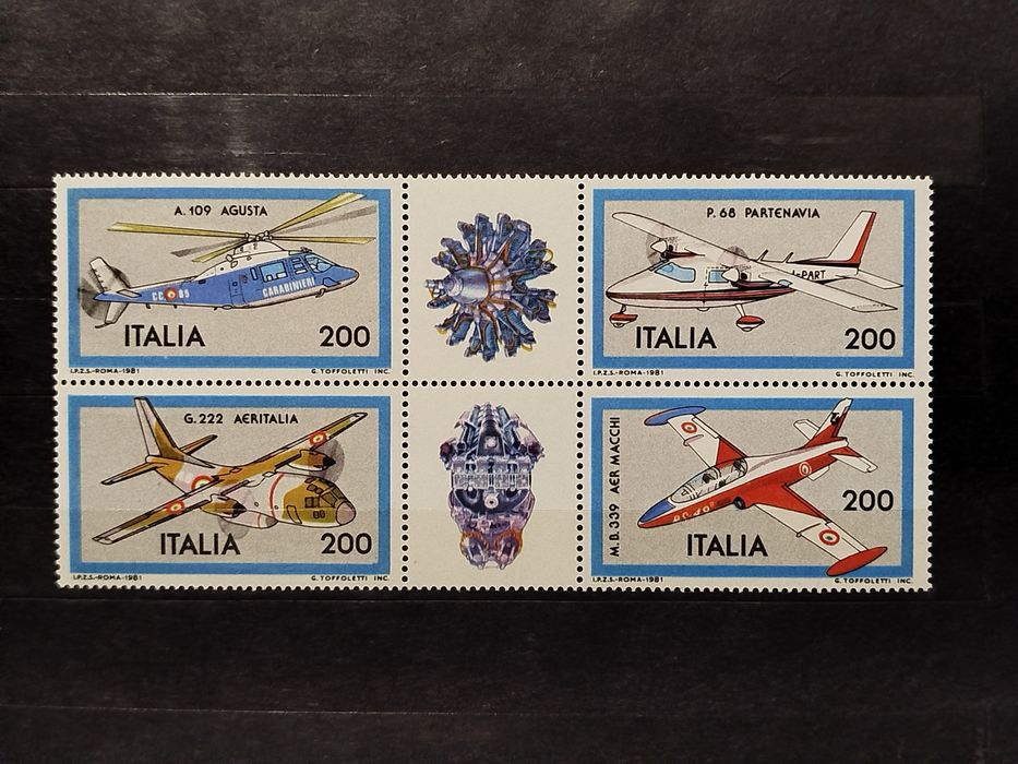 Znaczki Włochy 1981 lotnictwo