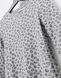 Серый гольф лонгслив Next (кофта) леопардовый принт, длинный рукав 12+