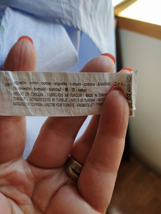 Túnica azul claro Zara