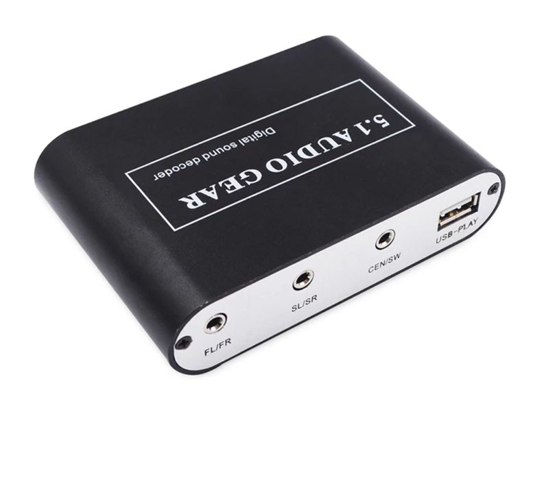 Audio Digital Decoder 5.1, оптический аудио декодер 5.1, SPDIF