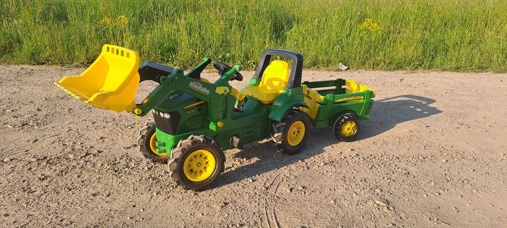 Traktor z przyczepką John Deere Rolly Toys