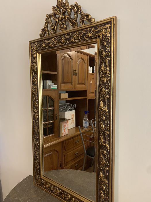 Conjunto mesa e espelho restaurados